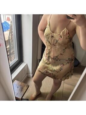 Vintage Victoria Secret floral slip dress